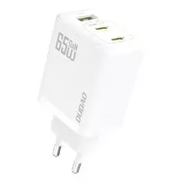 Dudao A29 65W GaN Wall Charger 2 x USB-C + 1 x USB-A - White