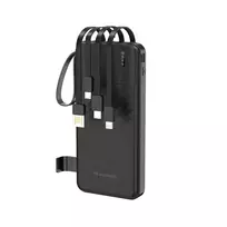 Wozinsky W11-B Power Bank | 10,000 mAh | 10W | USB-A, Micro USB, USB-C, Lightning | LED flashlight | black