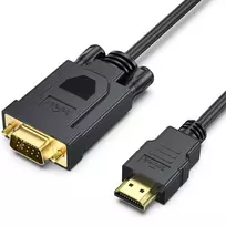 Benfei hDMI to VGA cable, unidirectional, 1.8 m, black