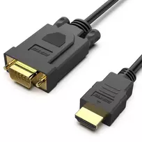 Benfei hDMI to VGA cable, 0.9 m, unidirectional, black