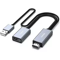 Benfei hDMI to DisplayPort Adapter 4K 60Hz 2K 144Hz 1080P 165Hz Unidirectional Gray