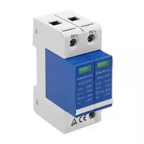 Qoltec DC surge protector | 2P | 1000V | T2 | C