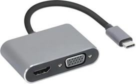 iBox IUHCHDVGA USB Type-C Hub 4-in-1 USB 3.0 +, USHIBOIUHCHDVGA