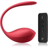 Satisfyer Shiny Petal vibruojantis kamuoliukas Red 11 cm