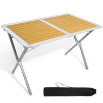 TIMBER RIDGE sulankstomas kempingo stalas 110 x 70 cm