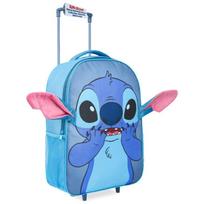 Disney Stitch vaikiškas lagaminas, sulankstomas vežimėlis 43x30x14cm