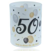 Žvakių stalo dekoracija 50-mečiui, 8vnt.