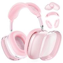 NATOSU silikoninis dėklas, skirtas „AirPods Max“ ausinėms, rožinės spalvos