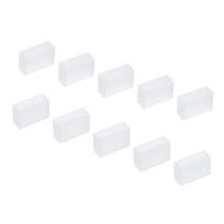 „YOKIVE“ 120 vnt. silikoninių kištukų, (baltas, tinka 3528/2835/3014 12 mm pločio juostelės)