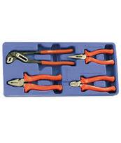 Įrankių komplektas į vežimėlį (4vnt) Genius tools (CP-5804, GENIUS)