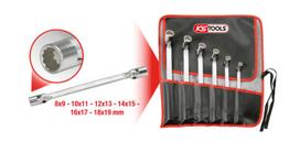 KS Tools raktų su lankstomomis galvutėmis komplektas (517.0310, KS TOOLS)