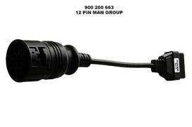OBD kabelis 12 kontaktų MAN sunkvežimiams (W074062663CH, AUTOCOM)