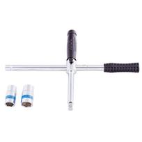 ⬡ Kryžminio rato rakto rinkinys 1/2" + galvutės 17, 19, 21, 23 mm (KR30176, KINGROY)