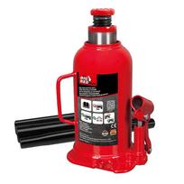 ⬡ Suvirintas hidraulinis buteliminis domkratas 10,0 t, Hmin/max-222/447 mm (TH91004, TONGRUN)