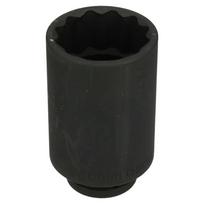 ⬡ Ilga smūginė galvutė 1/2" 46 mm (12-briaunė) (AT4414, ELLIENT TOOLS)