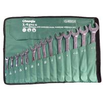 ⬡ Kombinuotų raktų rinkinys 14 vnt. (S.A.E.) (CL405014, CHANGLU TOOLS)