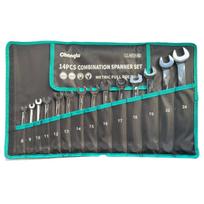 ⬡ Kombinuotų raktų rinkinys 14 vnt. (8-24 mm) (CL401314B, CHANGLU TOOLS)