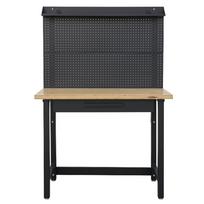 ⬡ Darbastalis (48") su perforuota galine plokšte (TRPKWT4820A, TONGRUN)