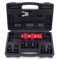 ⬡ Kniediklio gręžtuvo adapteris su galvutėmis M3-M10 9 vnt. rinkinys (KD10554)