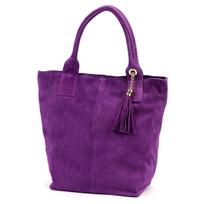 Luka 26-026 violetinė natūralios odos rankinė