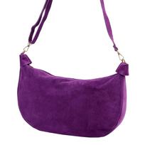 Luka 26-115 violetinė odinė rankinė