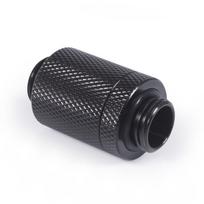 Alphacool ES D-Plug, 25,5mm, G1/4 AG auf G1/4 AG – Deep Black
