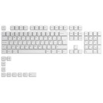 Glorious GPBT Keycaps – 115 PBT Tastenkappen, ISO, ES-Layout, Arctic White