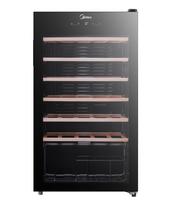 Midea Wine Cooler | MDRW150FGG22W | Energy efficiency class Class G | Free standing | Bottles capacity 34 | Black