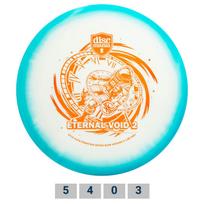 Diskgolfo diskas Midrange Driver C-LINE GLOW HORIZON MD4 Eternal Void 2 Clear/Blue