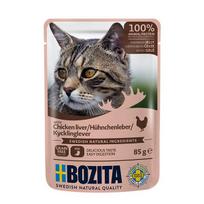 BOZITA Chicken liver Chunks in jelly - wet cat food - 85g