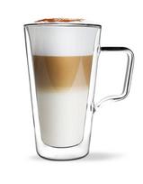 Vialli Design latte stiklinė dvigubo stiklo sienelėmis Diva, 350 ml, 2 vnt.