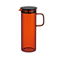 "Hario Colors" gintarinis šalto alaus gėrimo puodelis 800 ml, Hario Colors Amber Cold Brew Pitcher 800ml