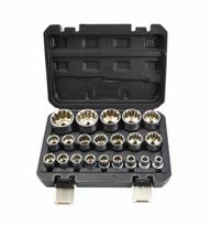 AWTOOLS SPLINE GALVUČIŲ RINKINYS 21 vnt. 12-KAMP. 1/2″ 8-36mm BLACK LINE