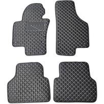 Eko odos kilimėliai QuiltyMats VOLKSWAGEN TIGUAN 2007-2016m. (Juoda / pilkos siūlės)