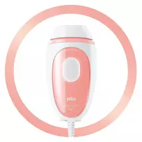 Braun Silk-expert PL1000 Šviesos Plaukų Šalinimo Prietaisas Intense Pulsed Light (IPL) Rožinis, Baltas
