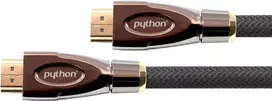 PYTHON GC-M0022 20m Active High-Speed HDMI Cable with Ethernet, 4K2K/UHD, Redmere Chipset, Gold-Plated Contacts, OFC, Nylon Braided, Black