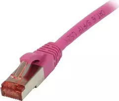 SYNERGY21 Patch Cable RJ45 - CAT6 250MHz - 15m Magenta - S-STP (S/FTP) - TPE/LSZH (Superflex)