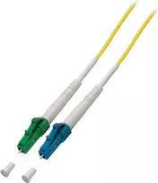EFB Elektronik šviesolaidinis jungiamasis laidas LC Duplex vienmodis 9/125µm 1m geltonas LSZH
