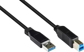 GoodConnections USB 3.0 laidas A-B juodas 5m