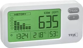 TFA AIRCO2NTROL COACH CO2 Monitor White USB