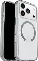 OtterBox Symmetry Clear MagSafe Series Case su fotoaparato valdymo mygtuku, skirta Apple iPhone 17 Pro - skaidrus (77-98831)