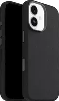 OtterBox Symmetry Cactus Leather Camera Control Case, skirta iPhone 17 - Noir Ash Black