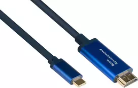 Good Connections GC 4520-CSF015B USB-C į HDMI adapterio laidas, 4K@60Hz, 1,5 m, juodas