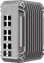 Reyee 12-Port Industrial Switch, 8x Gigabit, 4x SFP, up to 80°C (RG-NIS3100-8GT4SFP-HP)
