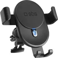 SBS TESUPWIR10CLIPSTG 10W belaidis automobilinis kroviklis laikiklis – juodas