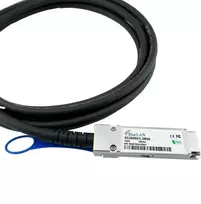 BLUEOPTICS Compatible Edge Core ET7402-DAC-3M BlueLAN QSFP28 Direct Attach Cable, 100GBASE-CR4, InfiniBand EDR, 26AWG, 3 Meter (ET7402-DAC-3M-BL)