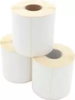 ARTDEV Termo tiesioginio spausdinimo etikečių ritinys 100 x 74 mm, D113 mm, šerdis 40, 700 etikečių/ritinyje