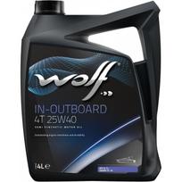 Laivų variklių alyva WOLF IN-OUTBOARD 4T 25W40 4L