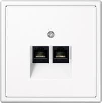 Kompiuterio lizdas LIREGUS Modern, 2 vietų, įleidžiamas, baltos sp., IKL-002-01.M/WM