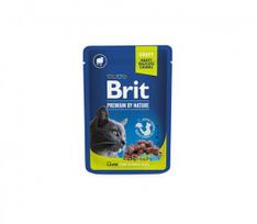 Brit Premium konservai katėms maiš. Lamb for Sterilised 100g.